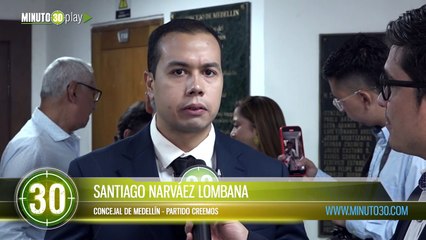 Pensemos en Medellín y saquemos adelante la ciudad concejal Santiago Narváez