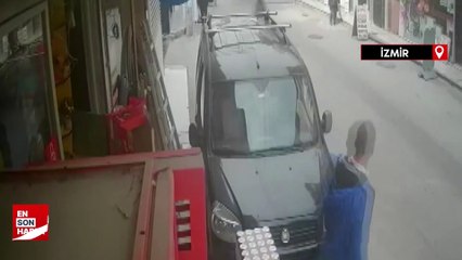 İzmir'de öldürdüğü kuyumcunun dükkanına girdiği anlar