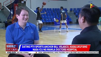 Dating PTV Sports Anchor Bill Velasco, kasalukuyang nasa ICU ng Manila Doctors Hospital