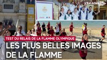 Les plus belles images du test du relais de la flamme olympique dans l'Aube