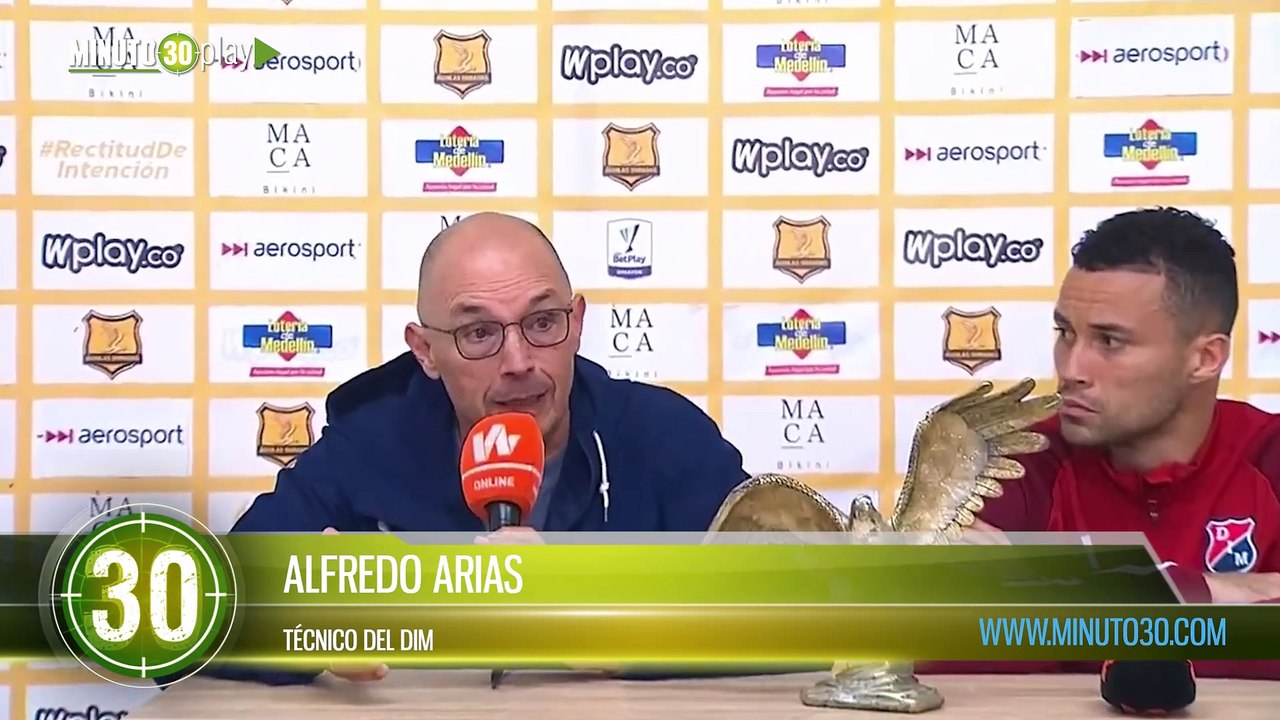 Qué dolor por merecimiento debimos tener algo más Alfredo Arias, técnico del DIM
