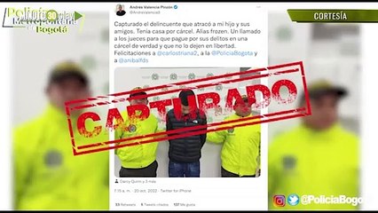 Cayó Frozen ladrón que tenía azotada las zonas universitarias