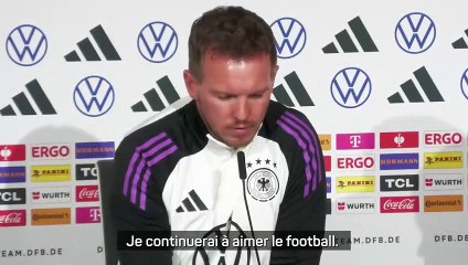 Nagelsmann sur le départ d'Adidas : "Je comprends les opinions de chacun"