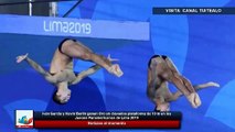Iván García y Kevin Berlín ganan Oro en clavados plataforma de 10 m en Lima 2019