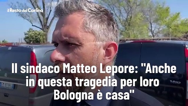 Il sindaco Matteo Lepore: Anche in questa tragedia per loro Bologna ? casa