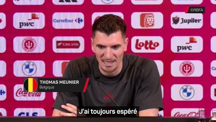 Meunier sur son retour en sélection : "L'espoir fait vivre !"