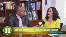 ALIMENTOS IMPULSARON INFLACIÓN HISTÓRICA EN COLOMBIA
