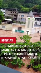 Chuvas alagam Sul do ES