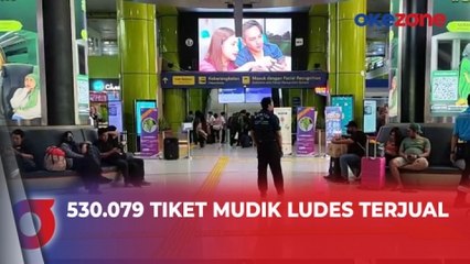 Dua Pekan Jelang Lebaran, 530.079 Tiket KA Mudik Ludes Terjual