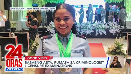 Babaeng Aeta, pumasa sa Criminologist Licensure Examinations | 24 Oras Weekend