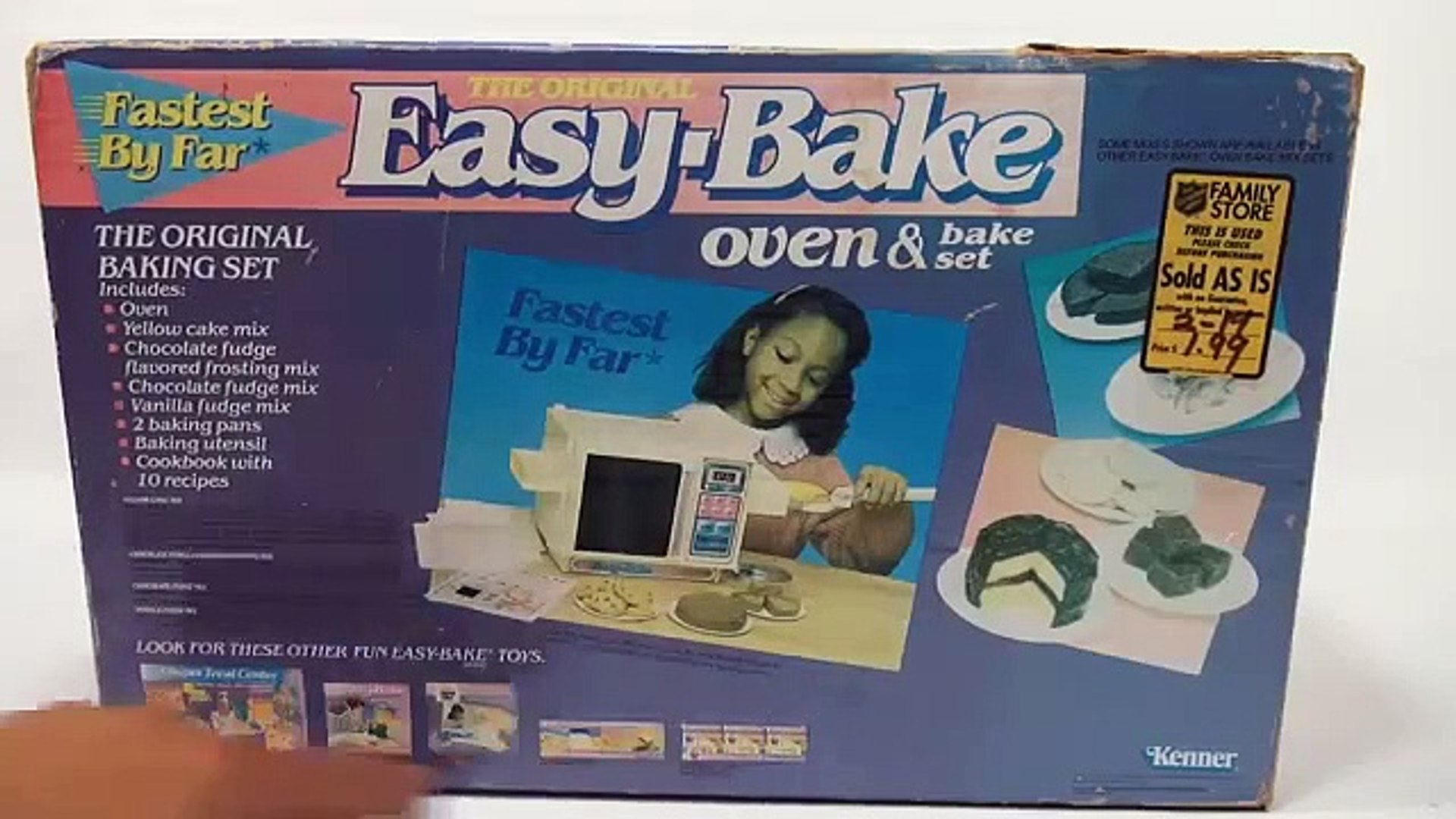 1991 Easy Bake Oven, Kenner Toys Crazy Cake and Angel Cookies! - video  Dailymotion