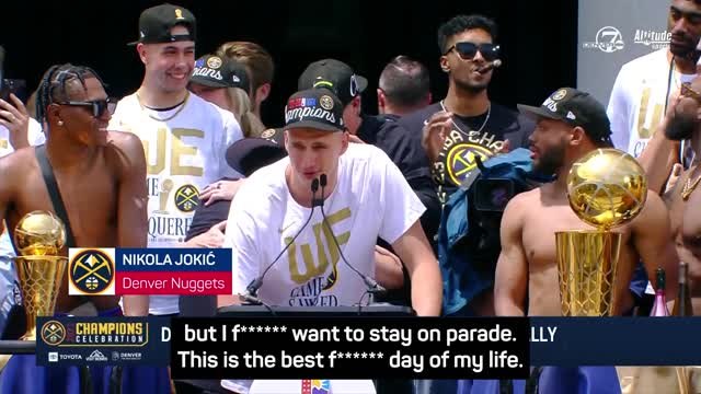 Nuggets light up Denver with victory celebrations