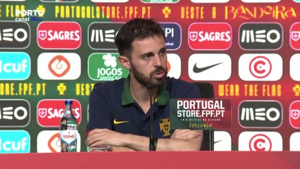 "Sonho e quero muito ganhar um Mundial ou um Europeu com Portugal", diz Bernardo