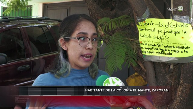 Vecinos de El Mante denuncian tala de 40 árboles por obra sin socializar de Zapopan