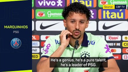 Marquinhos hopes 'genius' Mbappe stays at PSG