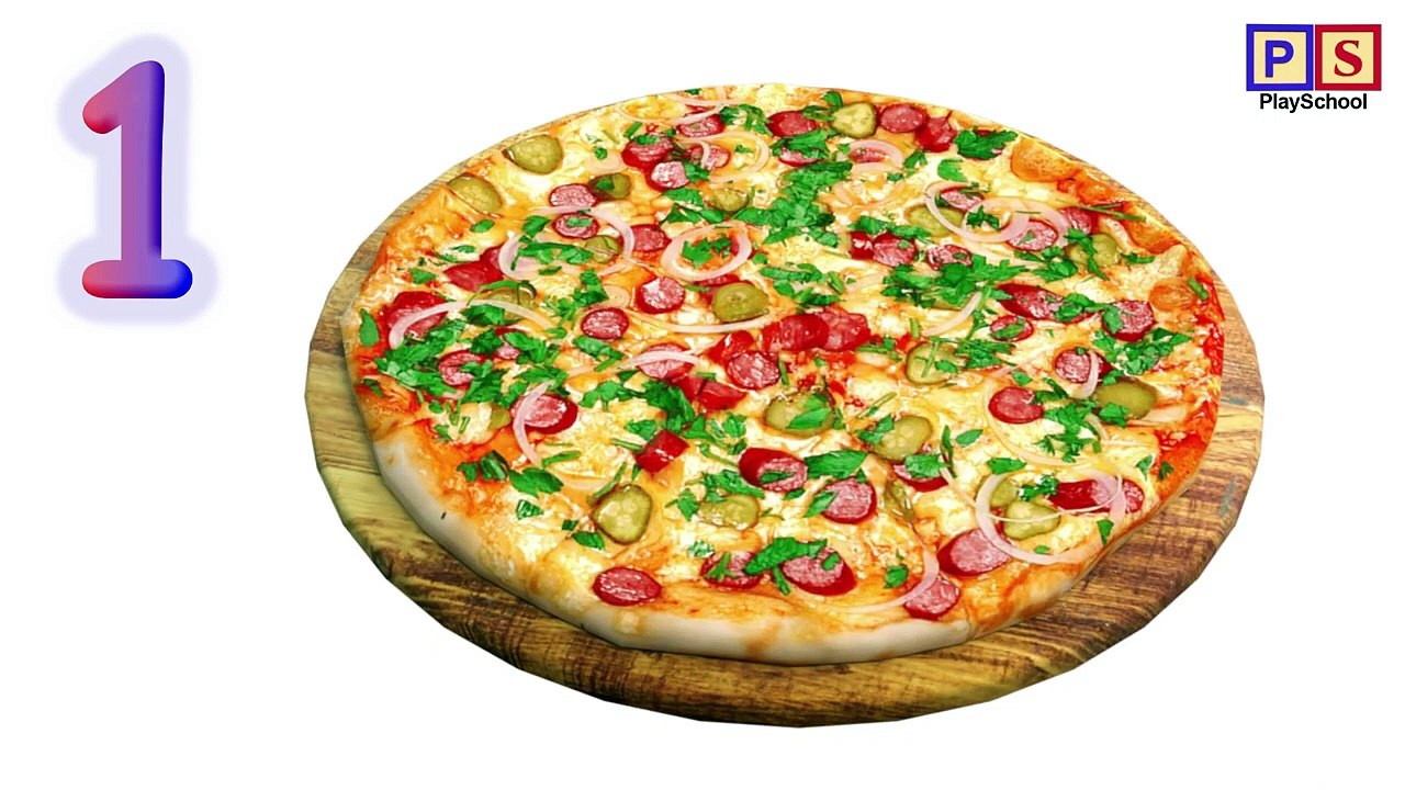 Children Education| How to Count Numbers With Foods | Counting Numbers for kids | Cartoon