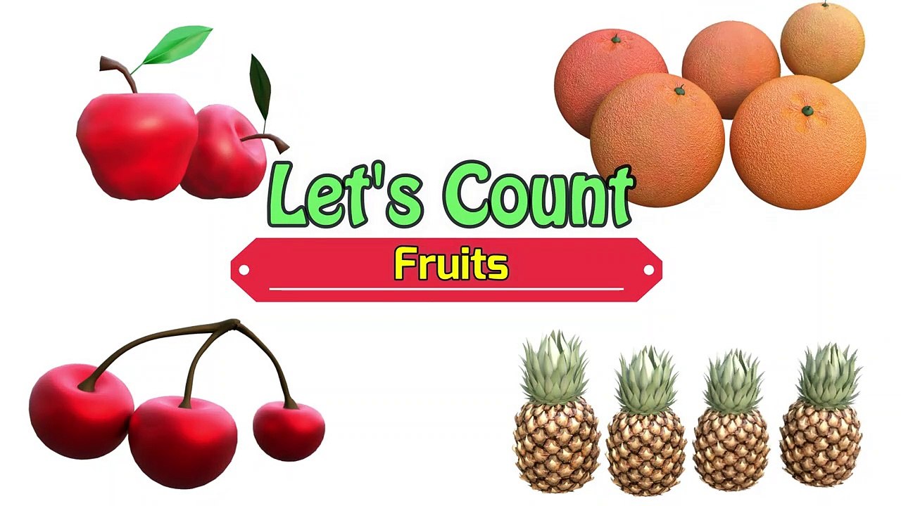 Children Education | How to Count Numbers with Fruits | Counting Numbers for kids | 123 Counting