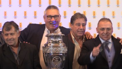 Las "Glorias Celestes" reciben homenaje por sus triunfos en el Mundialito y las Copas América