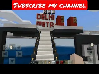 Minecraft Delhi Metro tour #gaming  #gamer #minecraft #minecraftgaming