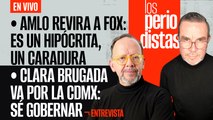 #EnVivo | #LosPeriodistas | AMLO revira a Fox: es un hipócrita, caradura | Entrevista a Clara Brugada