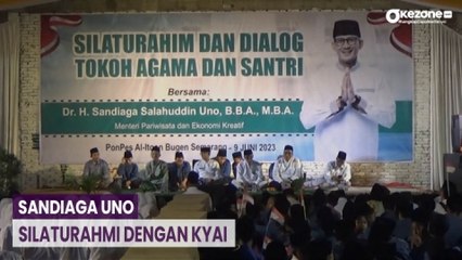 Silaturahmi dengan Kyai di Semarang, Sandiaga Uno: Ospek sebelum Masuk PPP