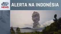Vulcão Anak entra em erupção e expele cinzas até três mil metros
