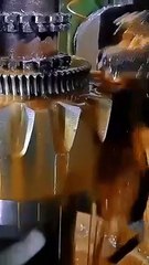 Huge machinery working