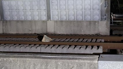 KTX 선로 위에 돌덩이 올린 10대..."소년원 가려고" / YTN