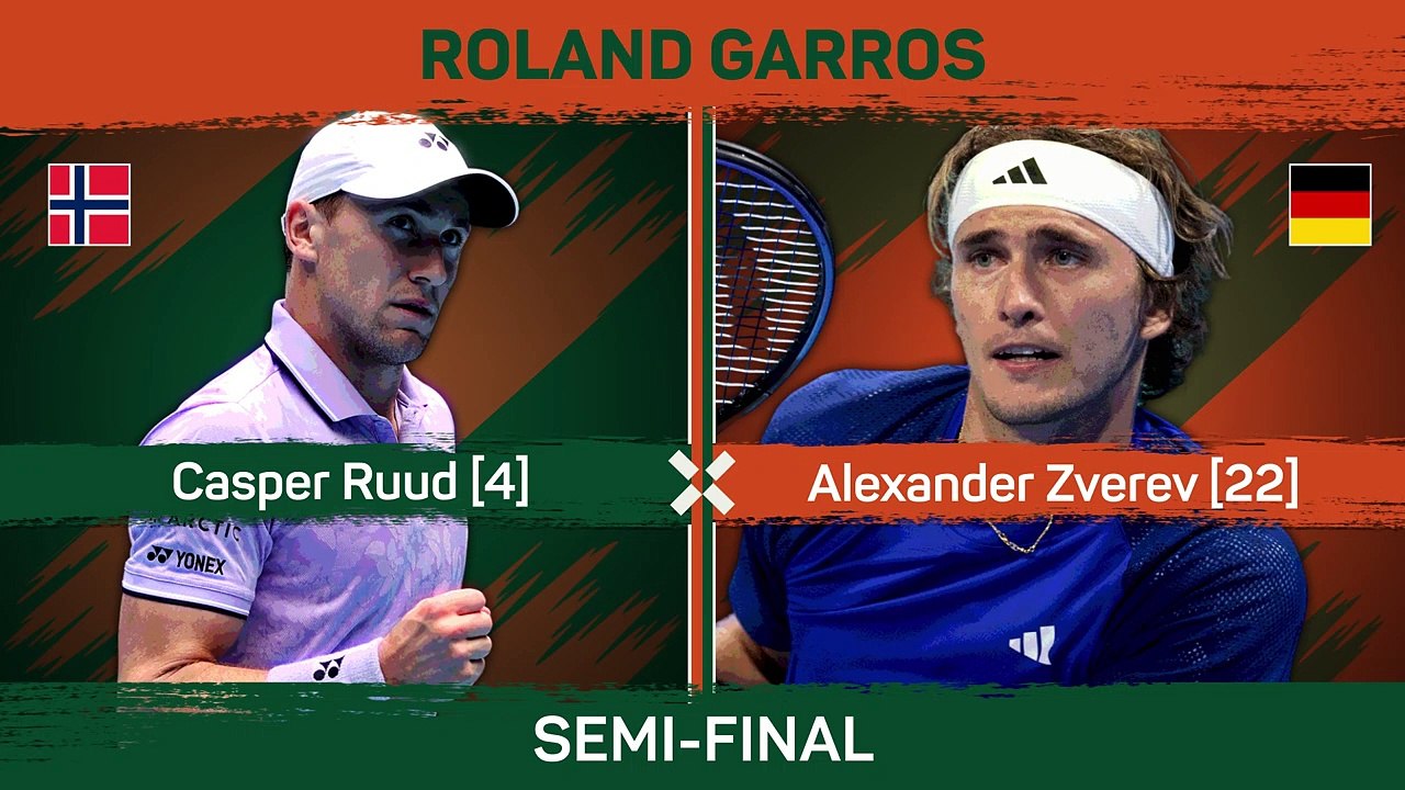 Ruud makes short work of Zverev to return to French Open final - video ...