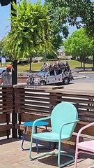 Decked Out Doll Car Drives By