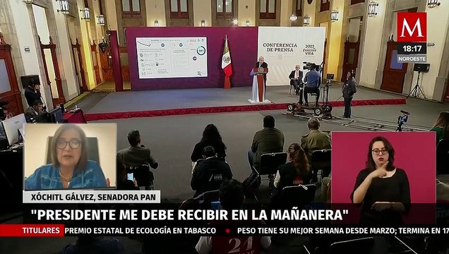 Xóchitl Gálvez se mantiene firme para asistir a Palacio Nacional para ejercer su derecho de réplica