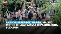 Aksinya Tepergok Warga, Maling Motor Dihajar Massa di Parungkuda Sukabumi