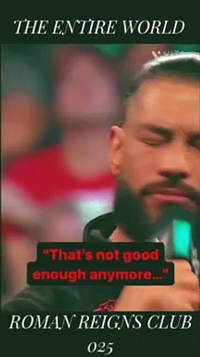 Roman Reigns entire universe acknowledge me#wwe #romanreigns #viral #youtubeshorts #youtube [yb2fYx5d0AY]