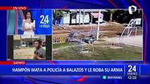 Delincuente mata a policía y le roba su arma en Satipo