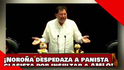 ¡VEAN! ¡El Dr. Noroña despedaza a panista clasista por llamar parásito a AMLO!