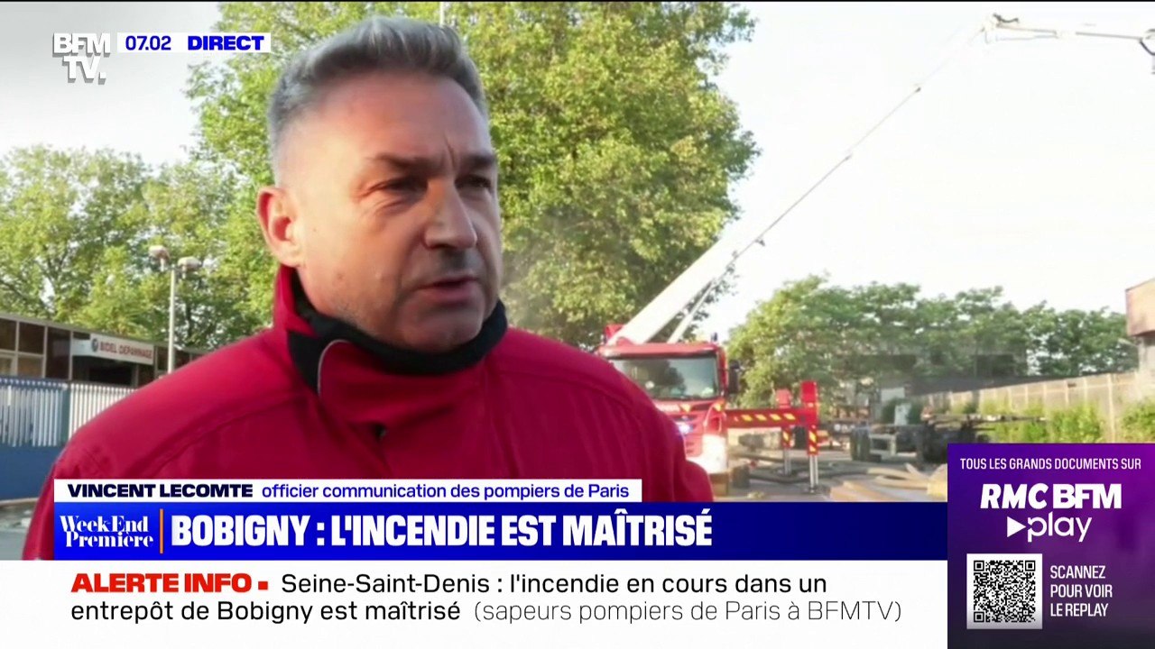 Incendie à Bobigny: le feu est désormais maîtrisé