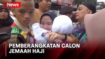 Tangis Haru Iringi Pemberangkatan Jemaah Calon Haji di Padangsidempuan
