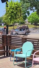 Decked Out Doll Car Drives By