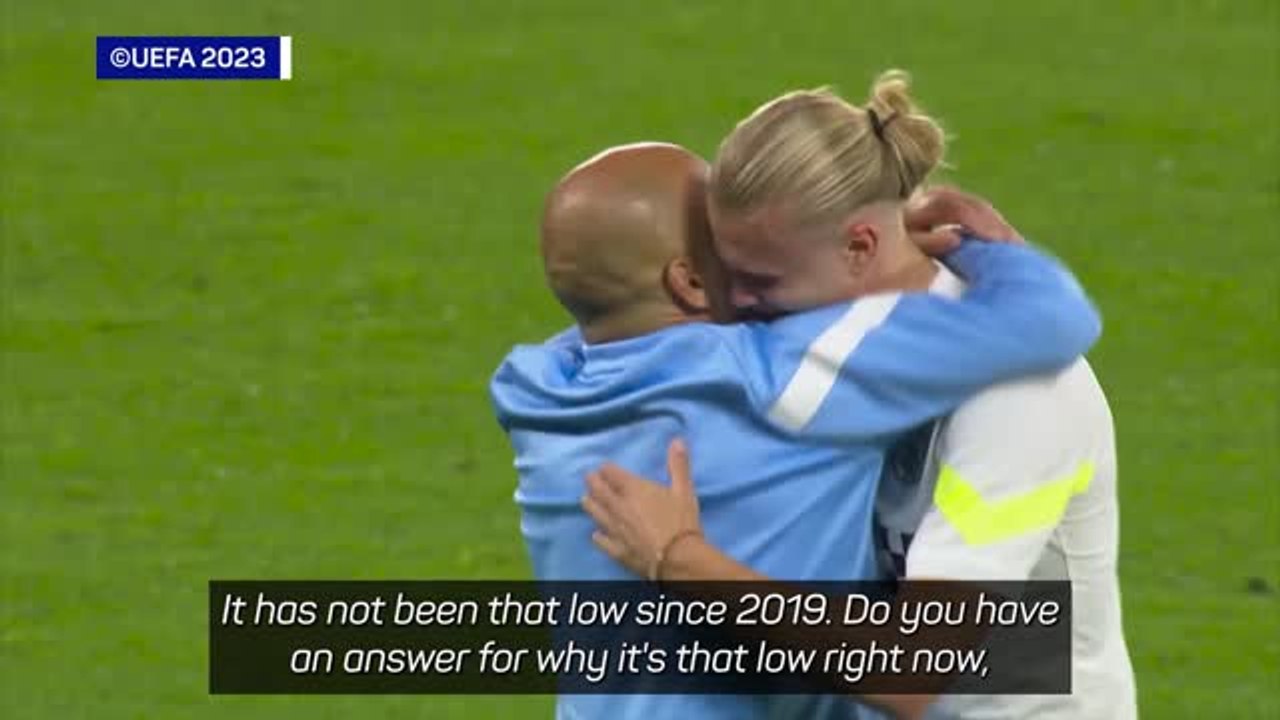 Guardiola calls Haaland doubters 'lonely' ahead of Champions League final