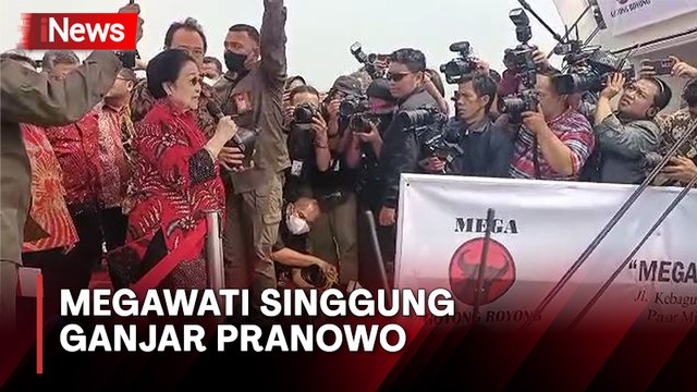 Ketum PDIP Megawati Singgung Ganjar Pranowo di Peresmian Kapal Laksamana Malahayati