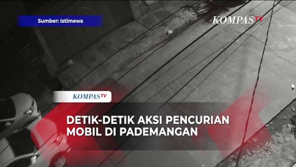 Download Video: CCTV Detik-detik Aksi Pencurian Mobil di Pademangan, Sempat Oprek Kolong Mobil