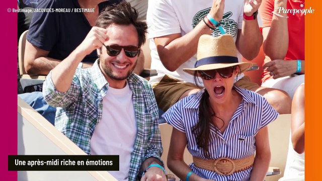 Vianney et sa femme Catherine à Roland-Garros : des regards qui en disent long, l'amour touchant et vibrant en tribunes