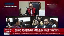 [Full] Debat Panas Luhut & Kuasa Hukum Haris Azhar-Fatia di Sidang Kasus Pencemaran Nama Baik