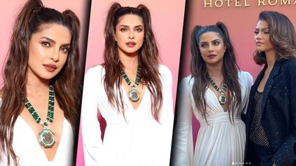 Priyanka Chopra 600 Carat का Emarald Necklace पहन पहुंची Bulgari Event में, लूटी महफिल, Video Viral!