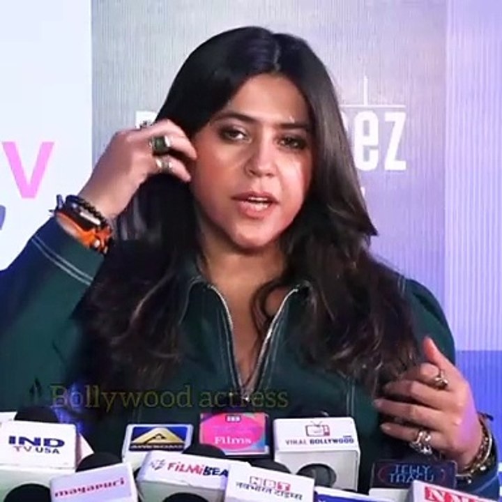 Ekta Kapoor Graces 'Badtameez Dil' Screening as Special Guest #EktaAtBadtameezDil