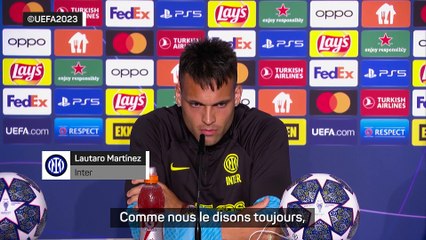 Lautaro Martinez : "Il faudra de la personnalité et du courage"