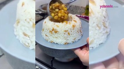Sunumu ile göz dolduran pilav!
