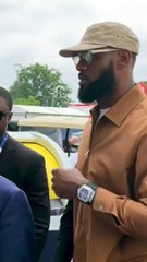 L'arrivée de LeBron James aux 24 heures du Mans