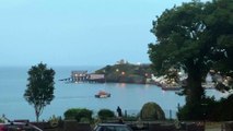 Tenby RNLI lifeboat returning to harbour