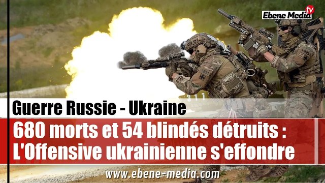 L'Offensive ukrainienne tenue en échec par les forces russes avec de lourdes pertes
